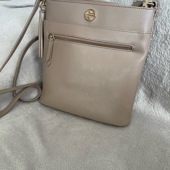 Segolene Beige Leather Purse With imperfections on the strap see pics - Picture 7 of 14